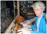 Thierry Lécuyer réalise une émission TV